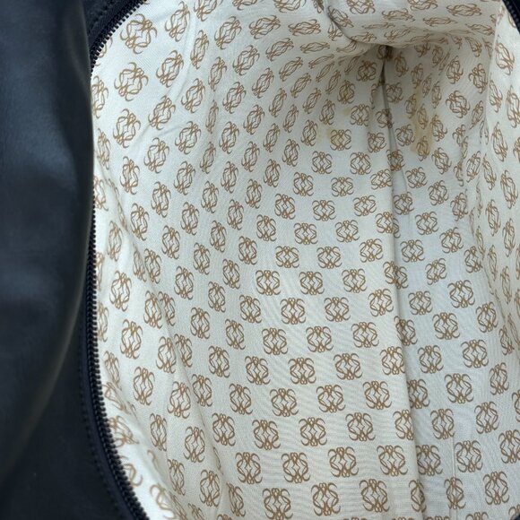 Louewe Black Large Leather Duffel Bag - Picture 13 of 15